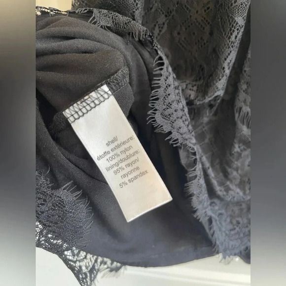 Maurices Small Black Lace Tank Top - Picture 4 of 4